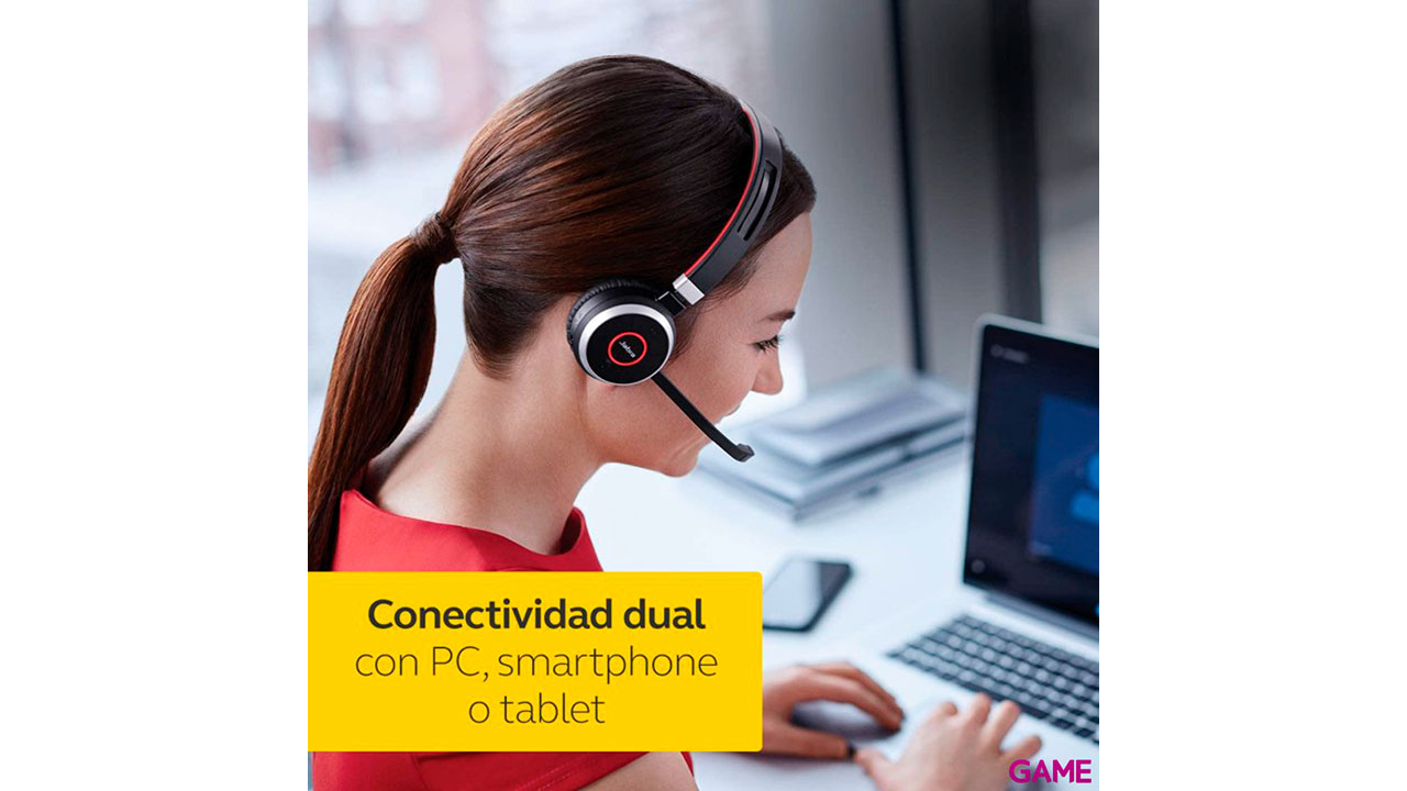 Jabra Evolve 65 UC Stereo - Auriculares-8