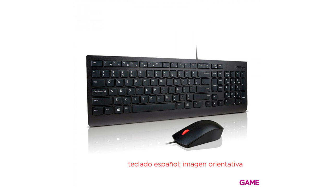 Lenovo Essential teclado USB QWERTY Español Negro-0