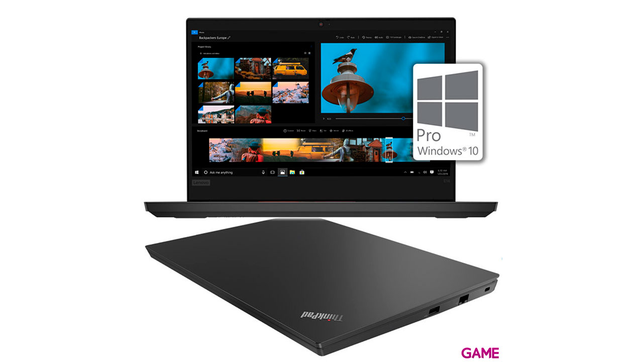 Lenovo ThinkPad E14 i7-10510U - Intel UHD - 16GB - 512GB SSD - 14´´ - W10 - Ordenador Portátil-1