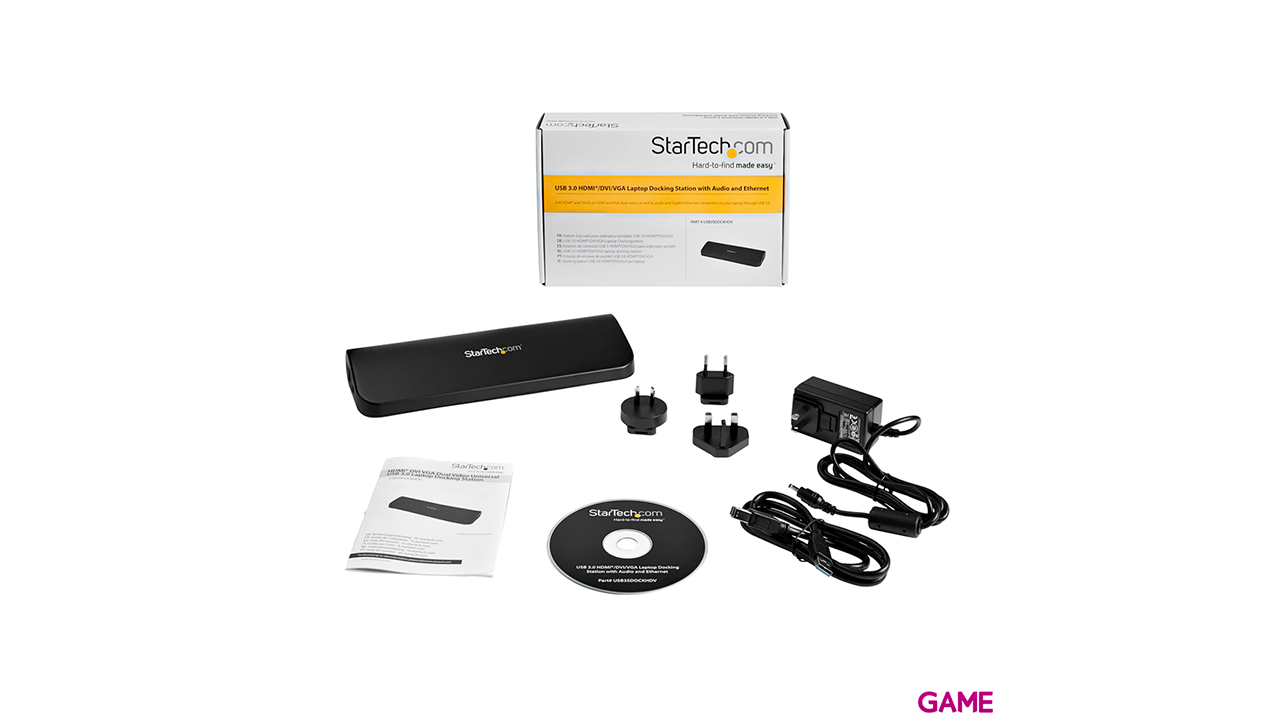 StarTech.com USB 3.0 para Dos Monitores con HDMI y DVI/VGA - Dock Station-4