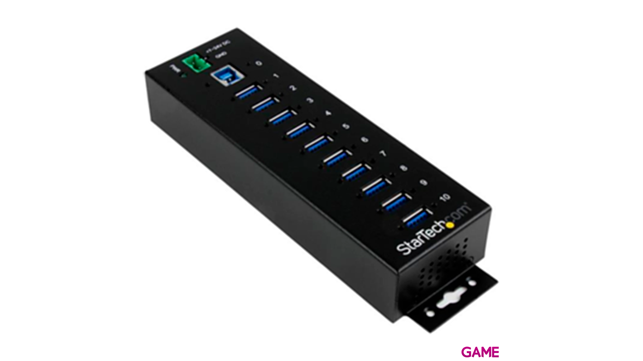 StarTech.com Hub Industrial de 10 Puertos USB 3.0 con Protección Antiestática ESD y Protección de Picos de 350W-0