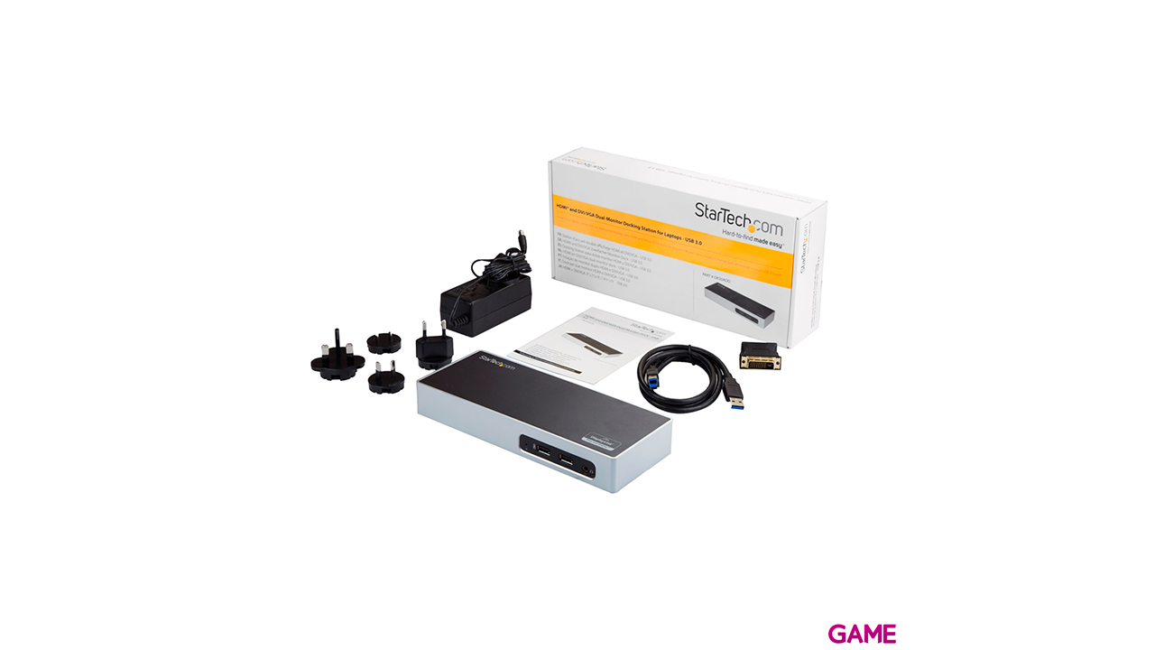 StarTech.com Docking Station USB 3.0 para Dos Monitores - 6x USB 3.0-2