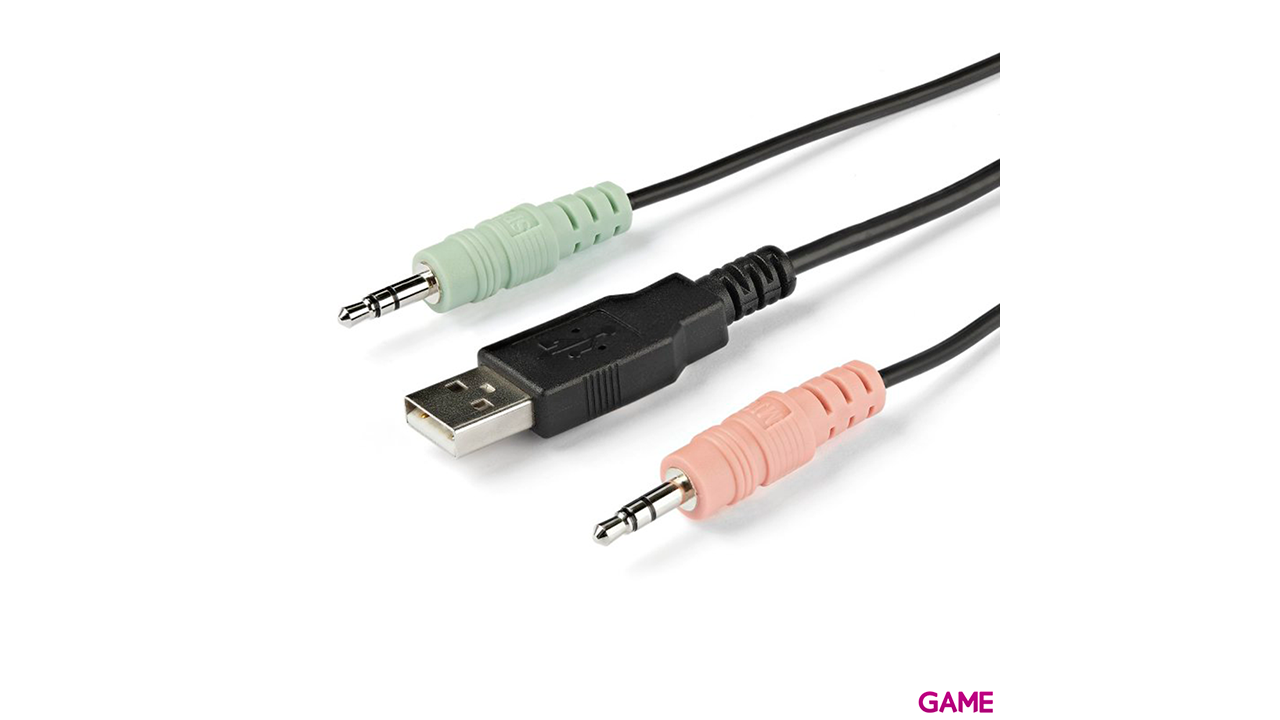 StarTech.com Switch KVM de 2 Puertos HDMI con Cables Incorporados - USB 4K 60Hz-1