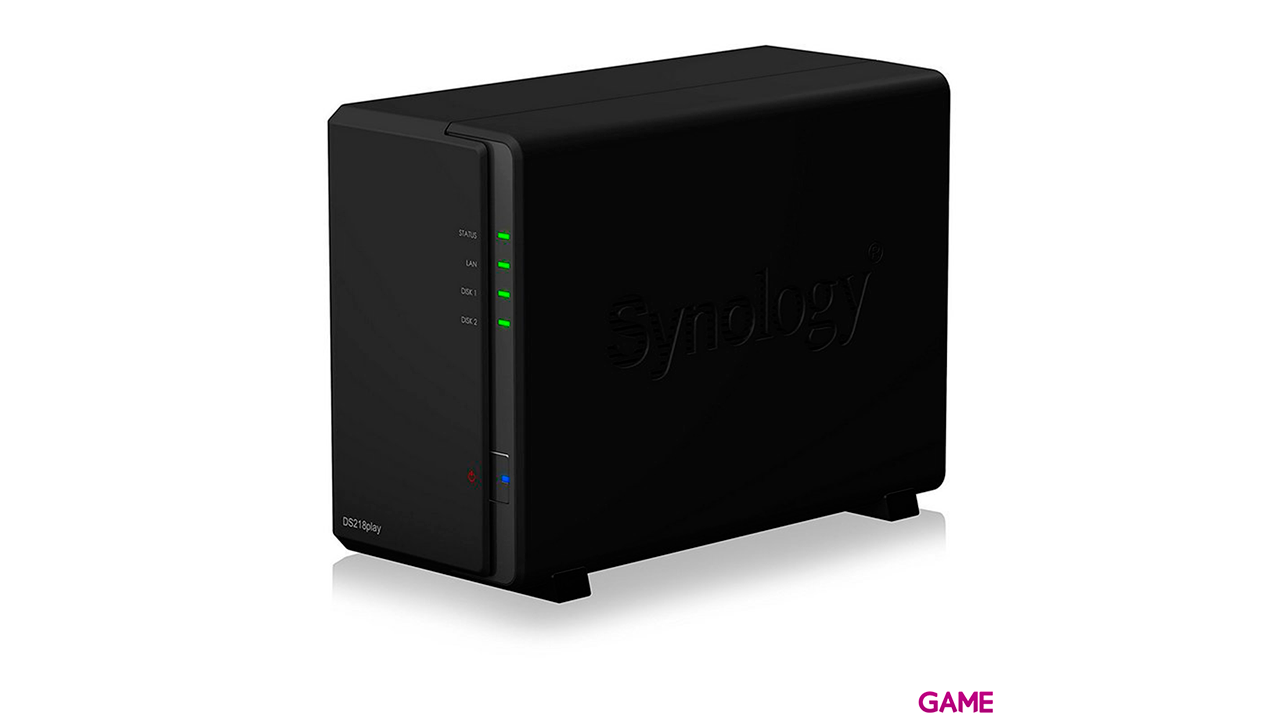 Synology DiskStation DS218play RTD1296 Ethernet Compacto Negro NAS-1