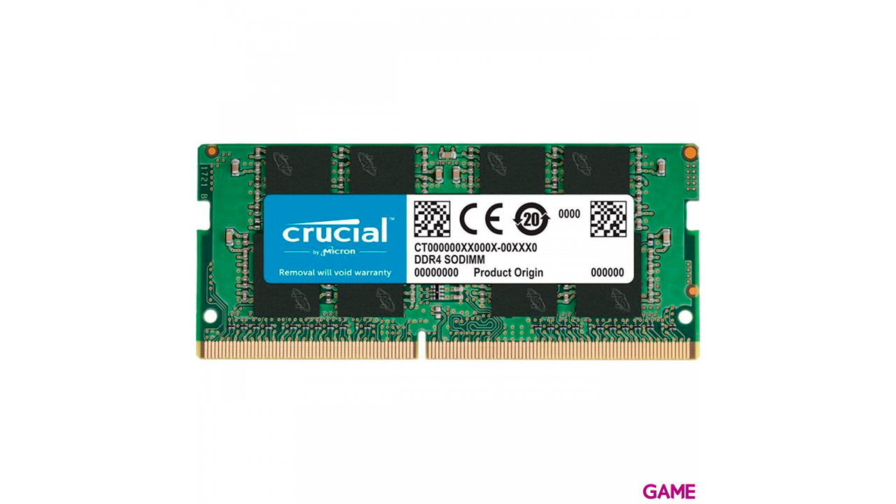 Crucial CT32G4SFD832A 32GB 1x32GB DDR4 3200 MHz - SODIMM - Memoria RAM-0