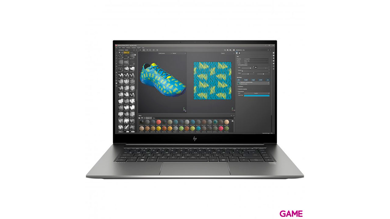 HP ZBook Studio G7 Portátil Plata 39,6 cm (15.6