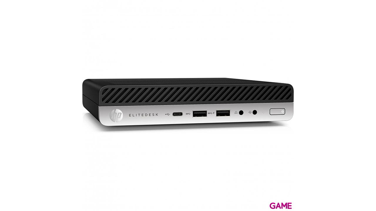 HP EliteDesk Ordinateur à faible encombrement 705 G5 AMD Ryzen 5 PRO 3400G 8GB DDR4-SDRAM 256GB SSD SFF Negro, Plata PC Windo-2