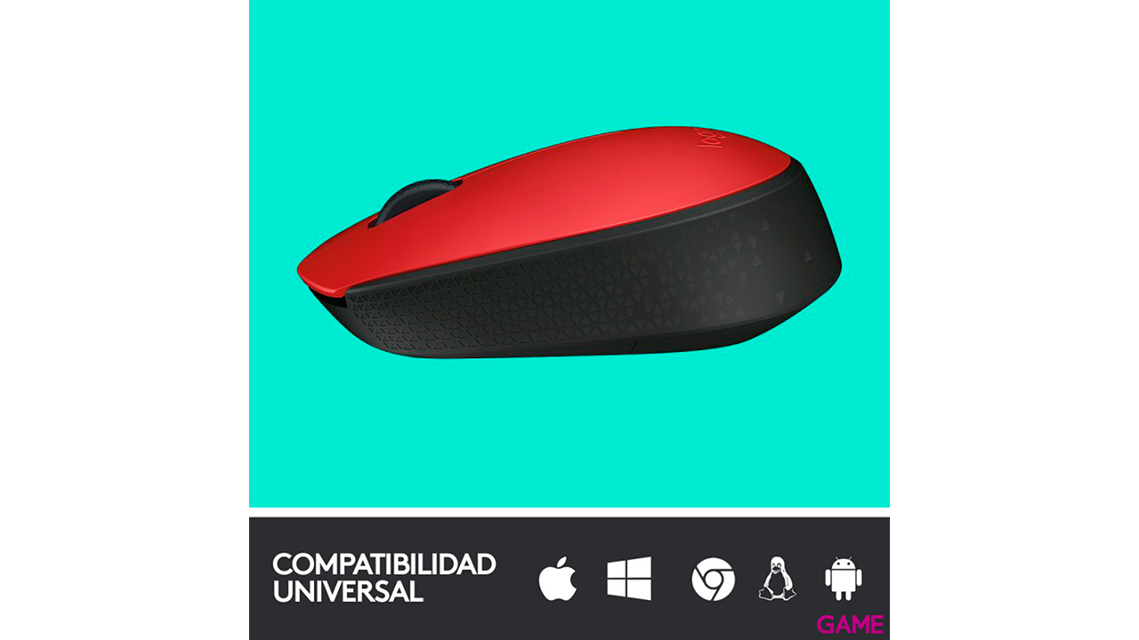 Logitech M171 Inalámbrico Óptico 1000 DPI - Raton-5