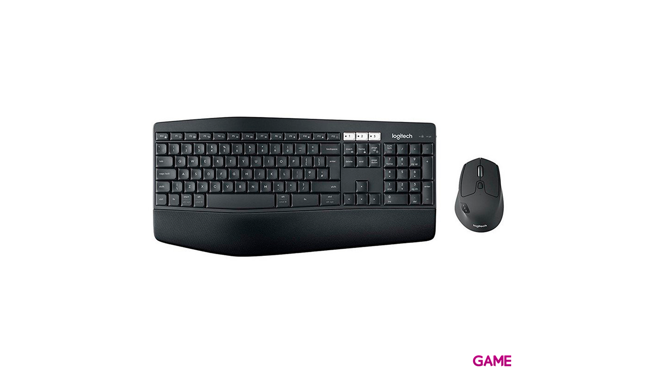 Logitech MK850 teclado RF Wireless + Bluetooth QWERTZ Alemán Negro-0