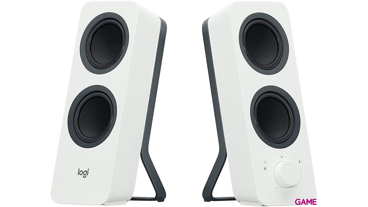 Logitech Z207 Altavoces de ordenador Bluetooth - 2.0 - 10W - Blancos-0