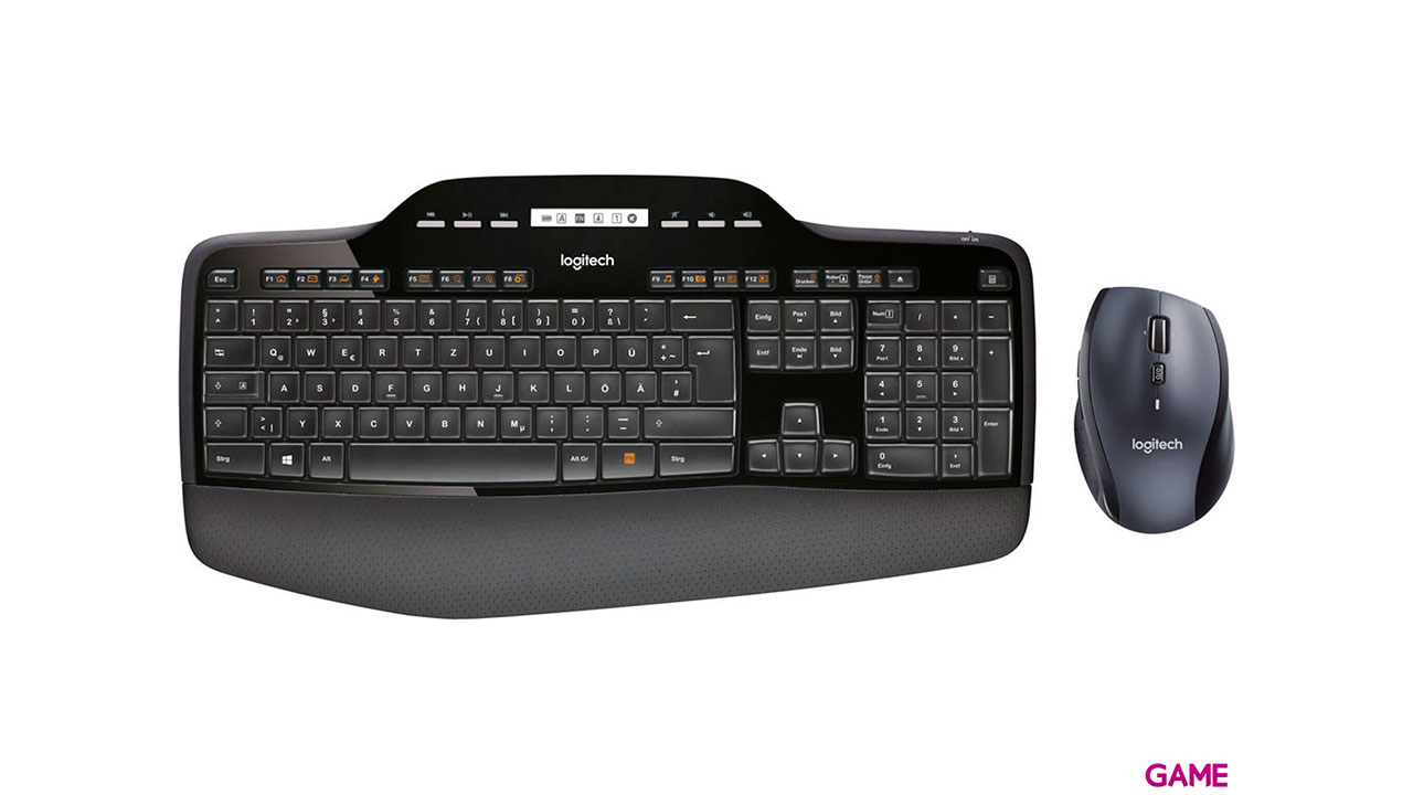 Logitech MK710 teclado RF inalámbrico QWERTZ Alemán Negro-0