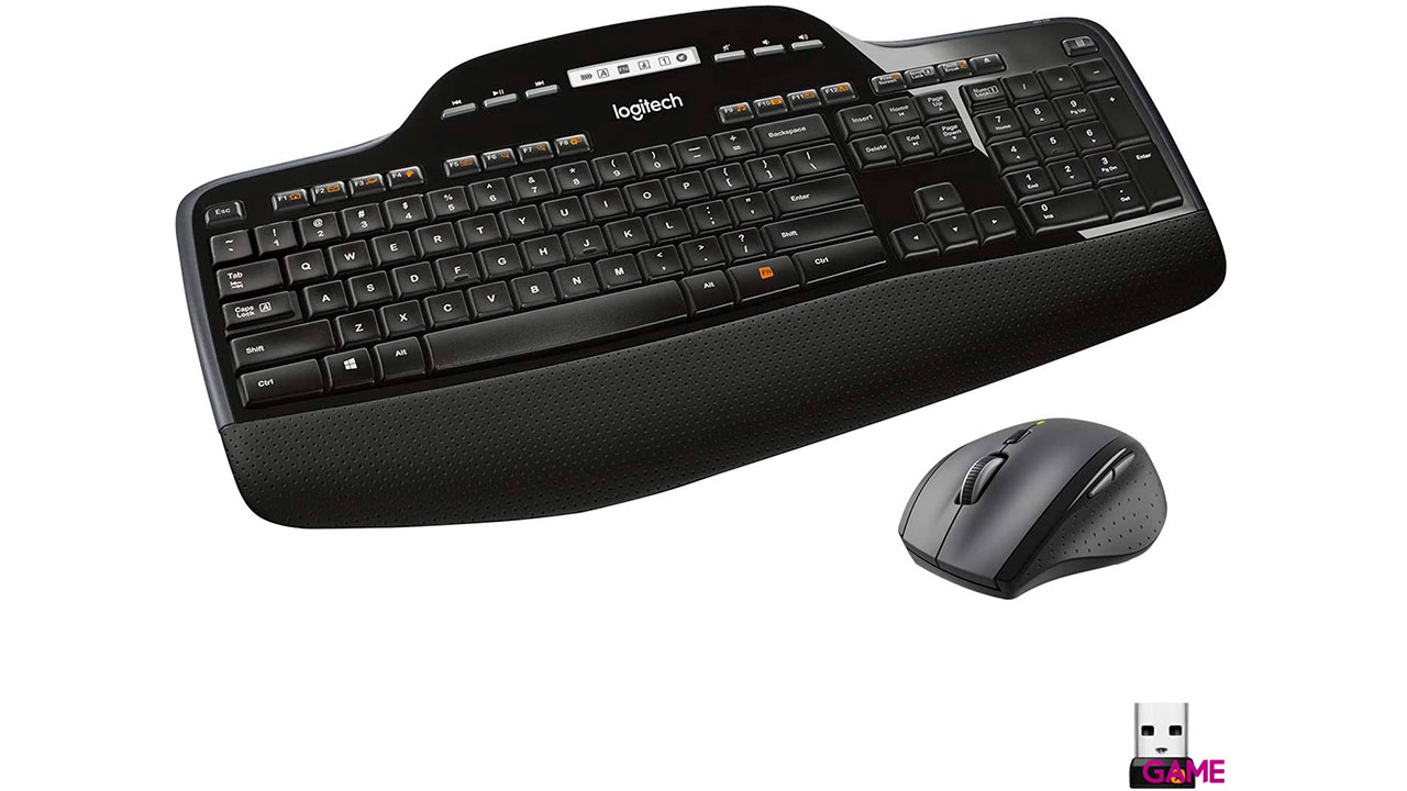 Logitech MK710 teclado RF inalámbrico QWERTZ Alemán Negro-1