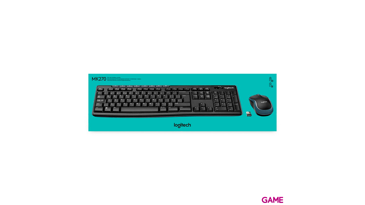 Logitech MK270 teclado RF inalámbrico QWERTZ Alemán Negro - Combo-1
