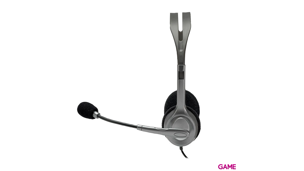 Logitech H111 Auriculares Diadema Conector de 3,5 mm Gris-1