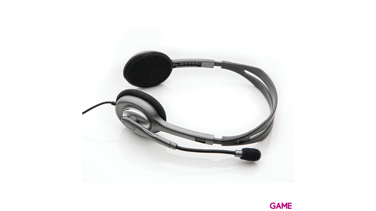 Logitech H111 Auriculares Diadema Conector de 3,5 mm Gris-4