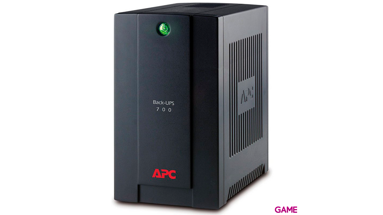 APC Back-UPS Línea interactiva 700 VA 390 W 4 salidas AC-0