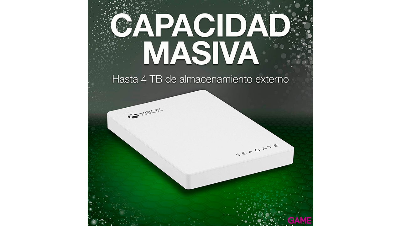 Seagate Game Drive 4TB Xbox Blanco - Disco Duro Externo-1