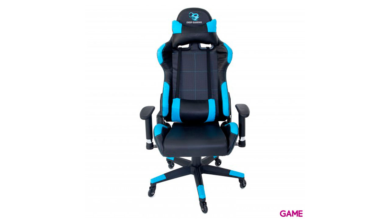 CoolBox Deep Command Negro Azul - Silla Gamimg-0