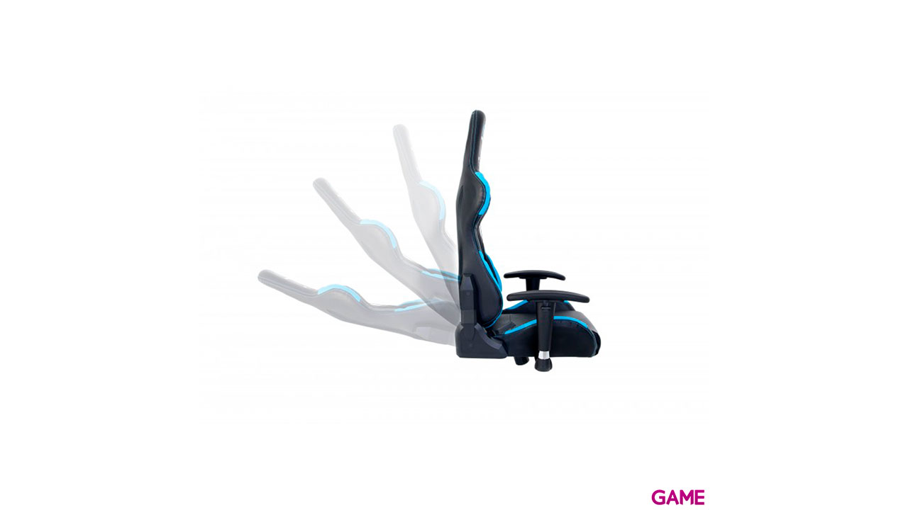 CoolBox Deep Command Negro Azul - Silla Gamimg-2