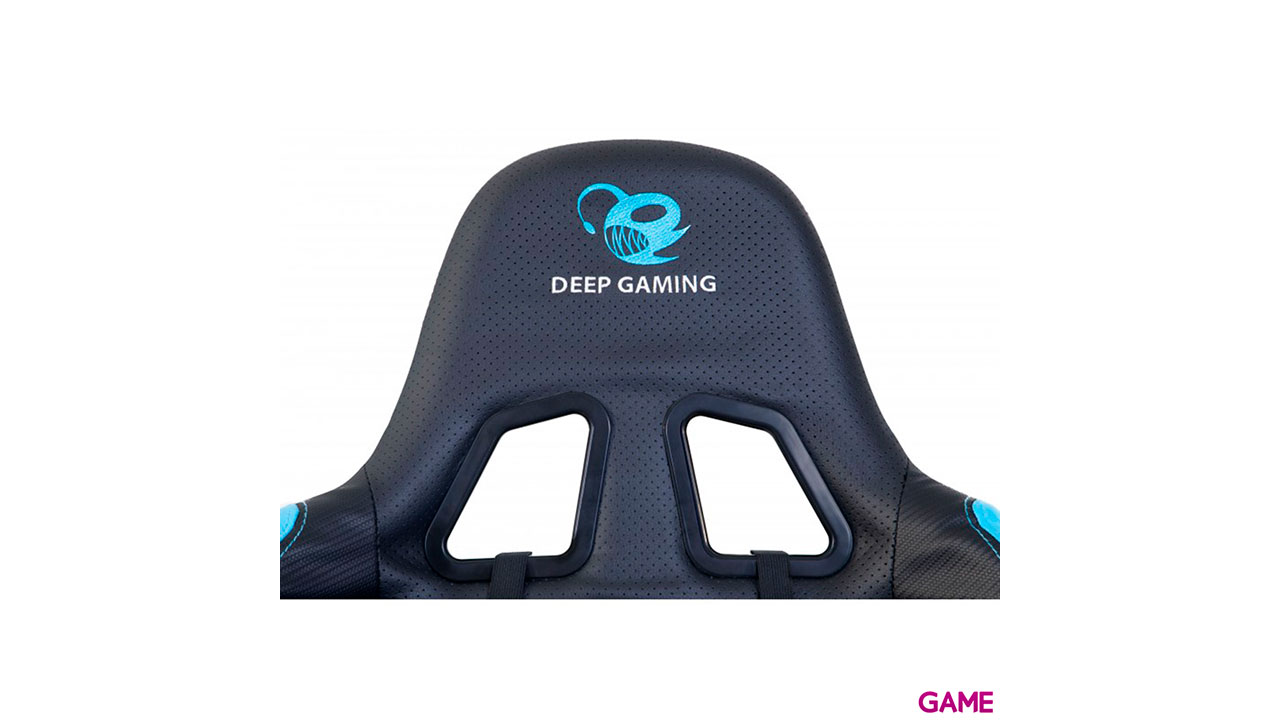 CoolBox Deep Command Negro Azul - Silla Gamimg-3