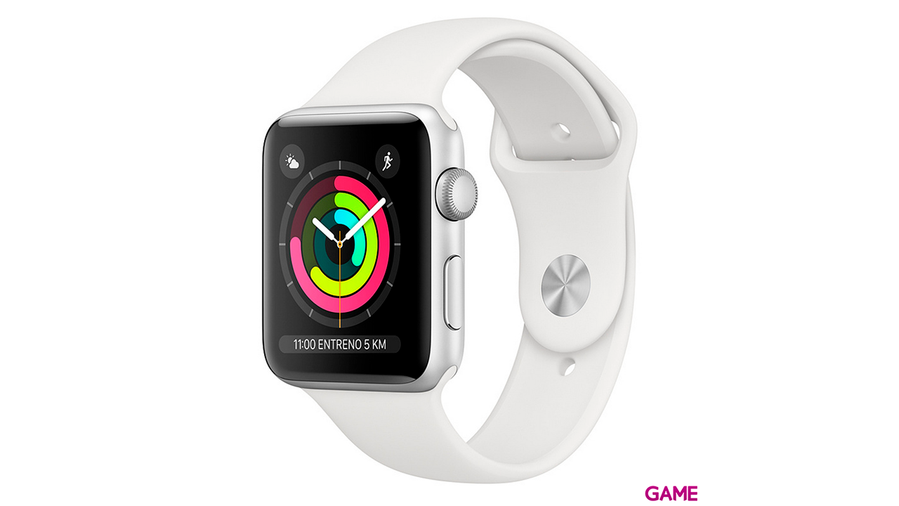 Apple Watch Series 3 OLED 42 mm GPS Plata - Reloj Inteligente-0