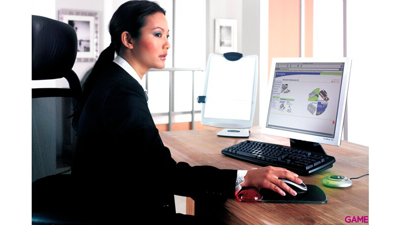 Kensington Reposamuñecas gel Duo ratón rojo/gris-0