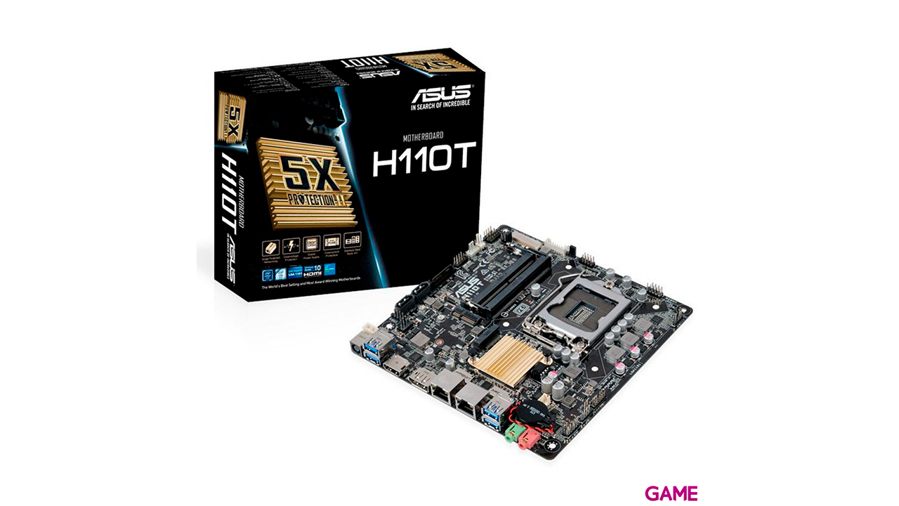 ASUS H110T LGA 1151 Zocalo H4 Mini ITX Intel® H110 - Placa Base-0