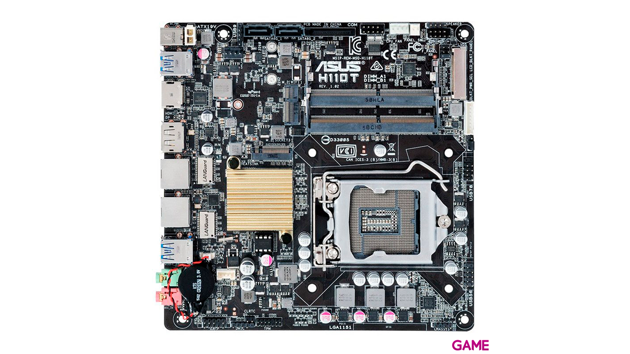 ASUS H110T LGA 1151 Zocalo H4 Mini ITX Intel® H110 - Placa Base-1
