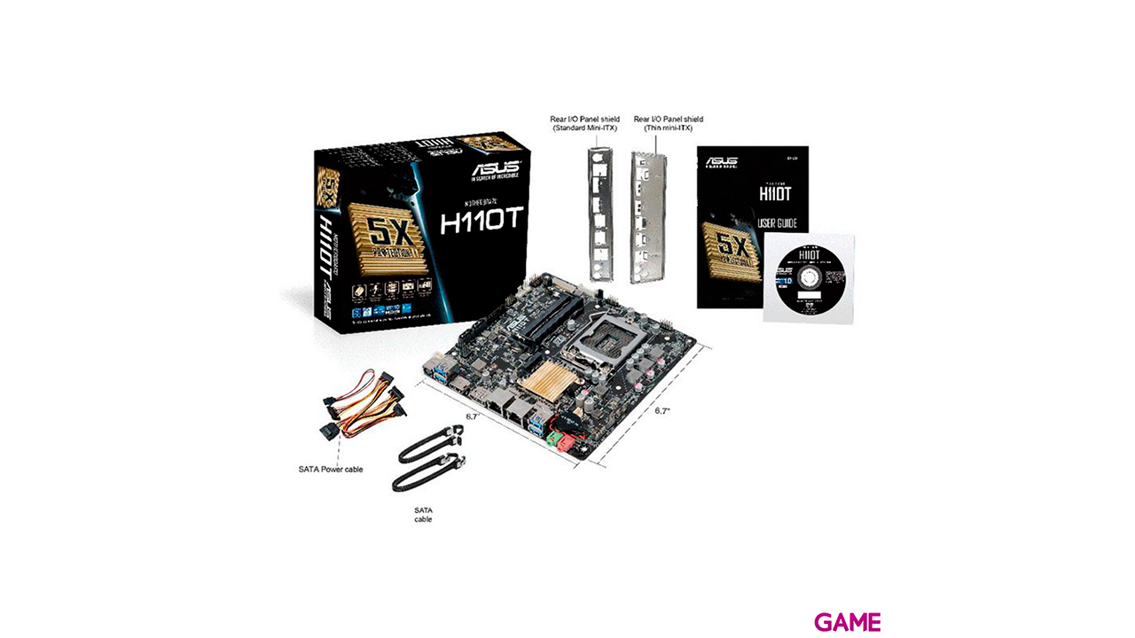 ASUS H110T LGA 1151 Zocalo H4 Mini ITX Intel® H110 - Placa Base-3