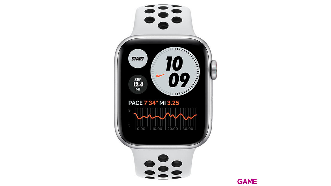 Apple Watch SE Nike 44 mm Plata 4G GPS  - Reloj Inteligente-2
