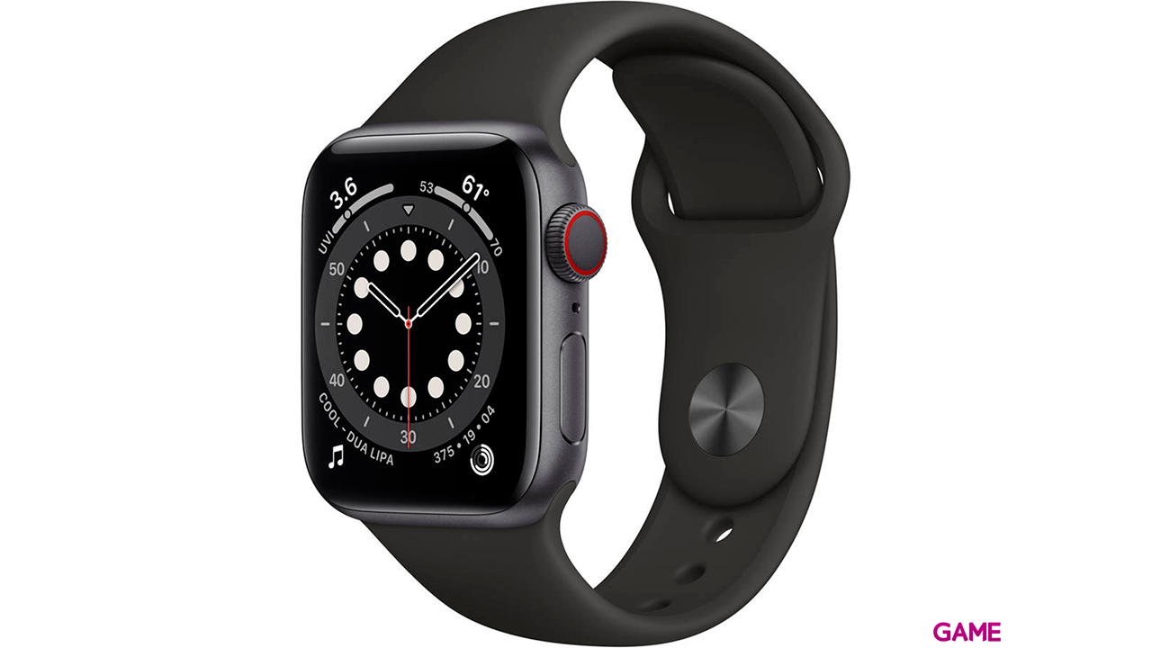 Apple Watch Series 6 40mm 4G-GPS Gris - Reloj Inteligente-0