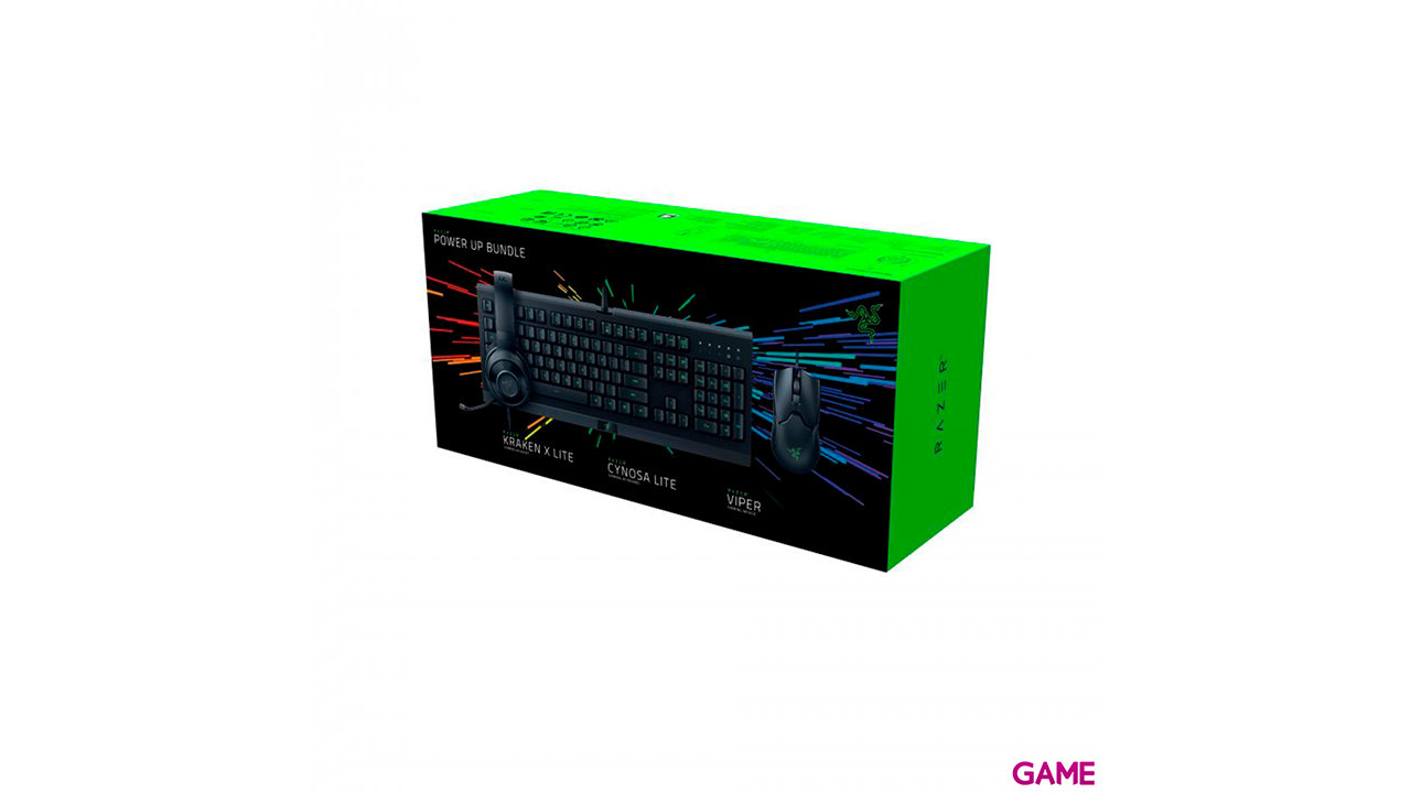 Razer Bundle Power Up -  Cynosa Lite + Viper+ Kraken X Lite - Pack Gaming-1