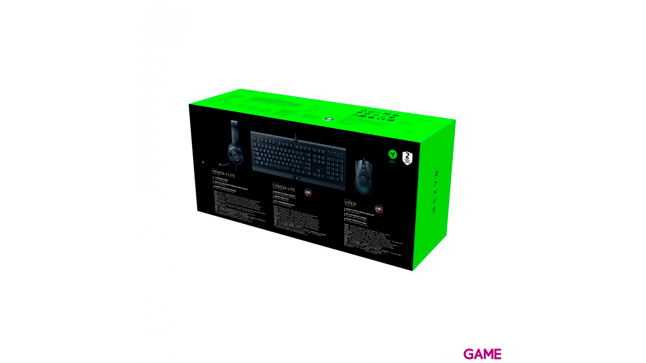 Razer Bundle Power Up -  Cynosa Lite + Viper+ Kraken X Lite - Pack Gaming-5