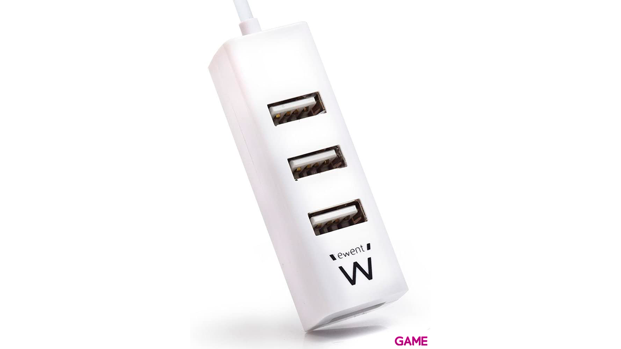 Ewent EW1122 USB 2.0 Blanco - Hub-2