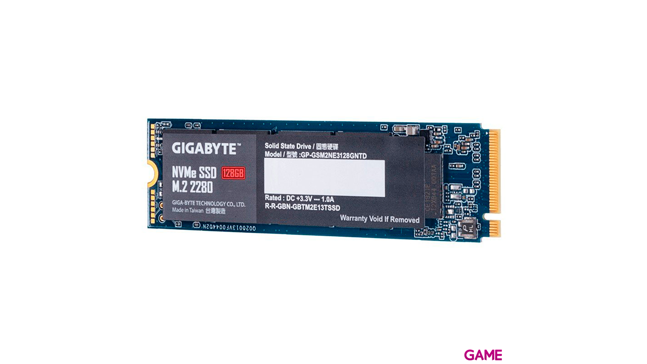 Gigabyte GP-GSM2NE3128GNTD M.2 128GB PCI Express 3.0 NVMe-1