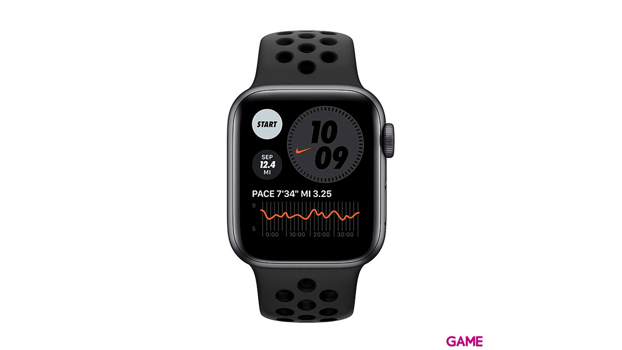 Apple Watch SE Nike OLED 40 mm Gris GPS - Reloj Inteligente-1