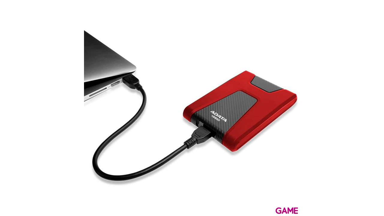 Adata DashDrive Durable HD650 1TB Rojo - Disco Duro Externo-4