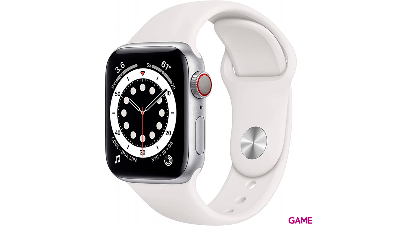 Apple Watch Series 6 OLED 40 mm 4G/GPS Plata - Reloj Inteligente-0