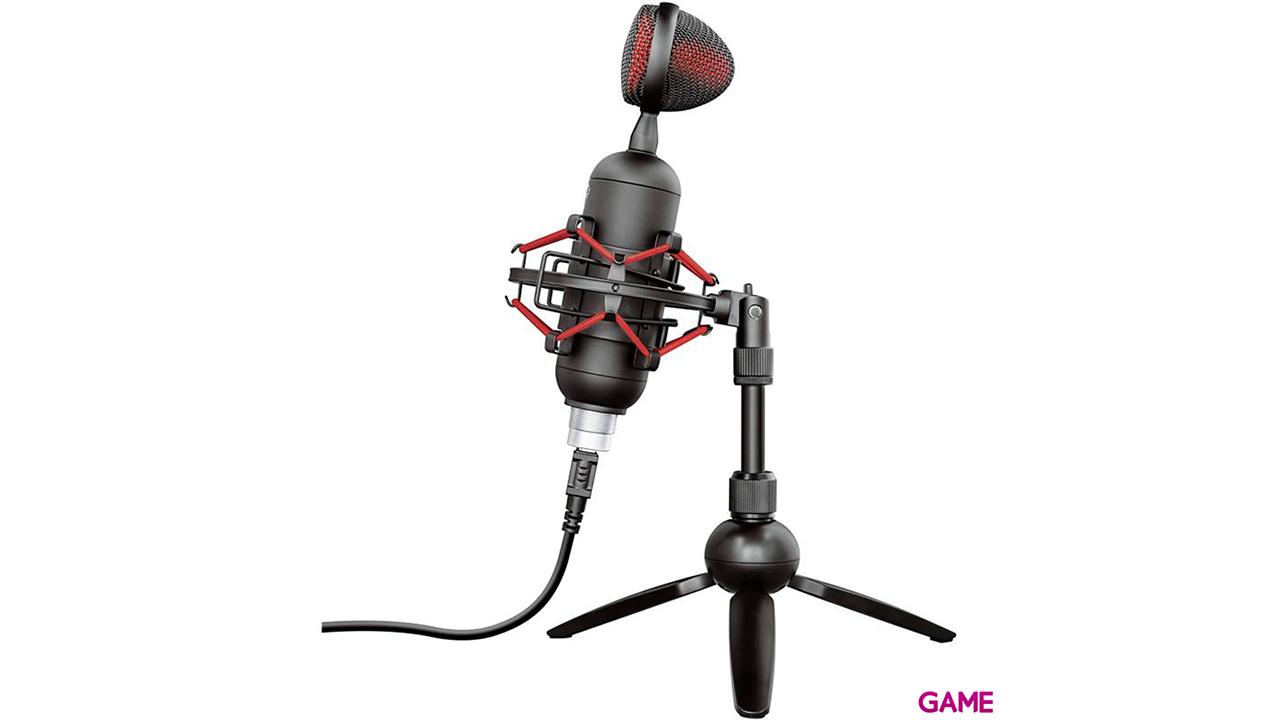 Trust GXT 244 Buzz Micrófono para PC Negro, Rojo-1
