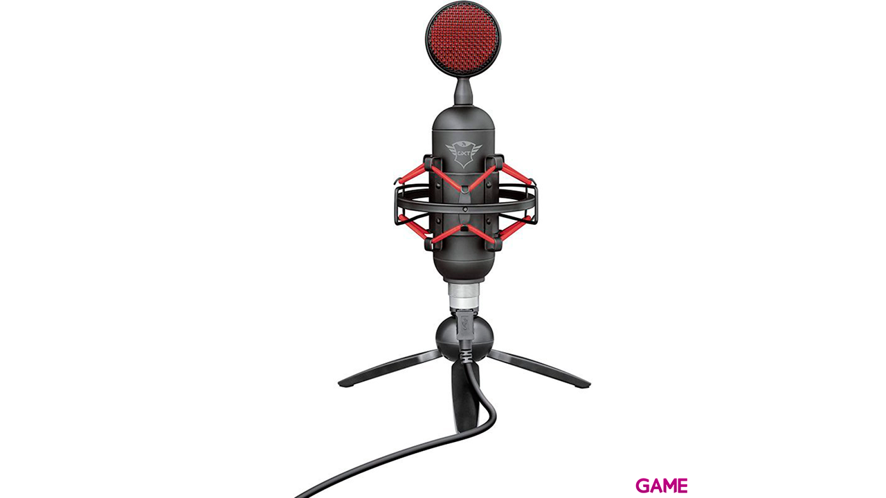 Trust GXT 244 Buzz Micrófono para PC Negro, Rojo-2