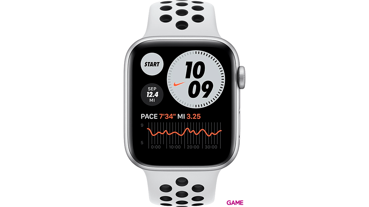 Apple Watch Series 6 Nike 40mm 4G-GPS Plata - Reloj Inteligente-0