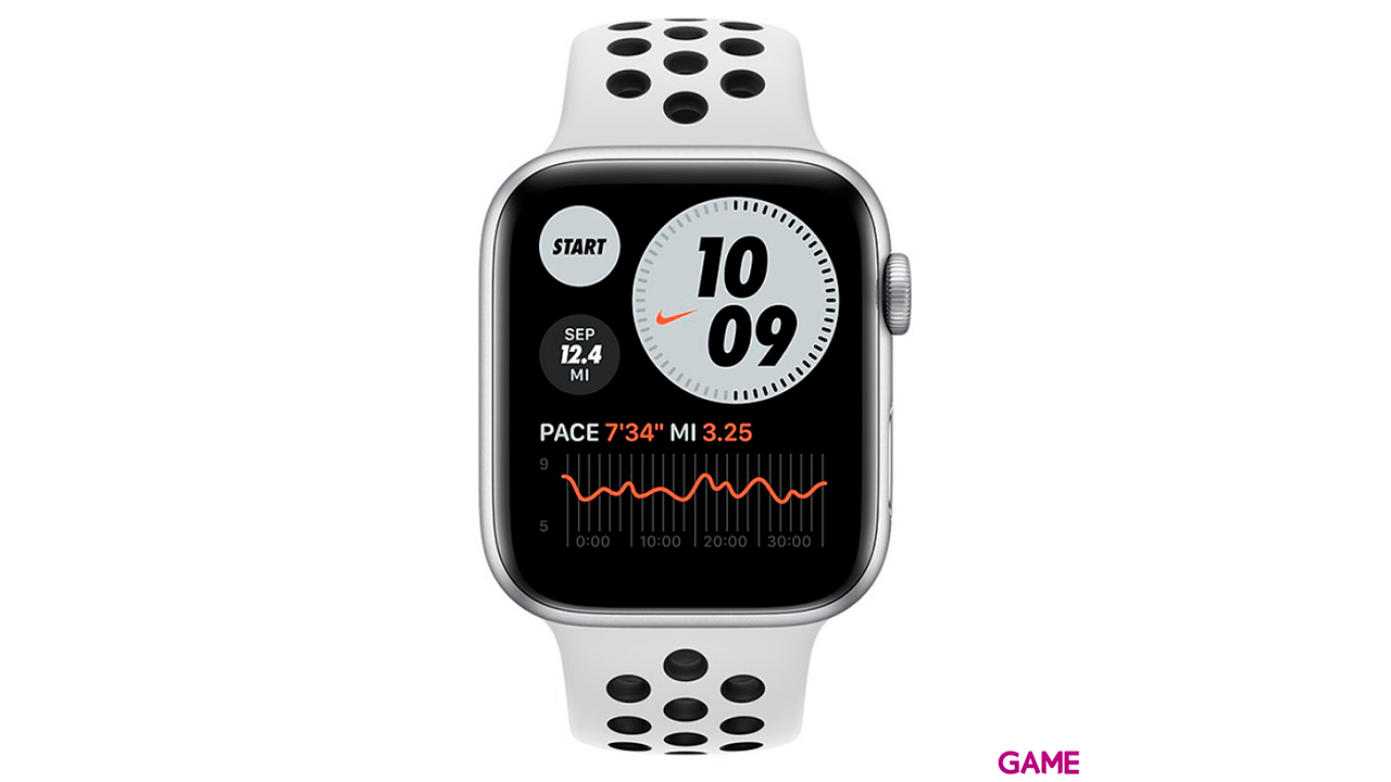 Apple Watch Series 6 Nike OLED 44 mm GPS Plata - Reloj InteligenteGPS (satélite)-2