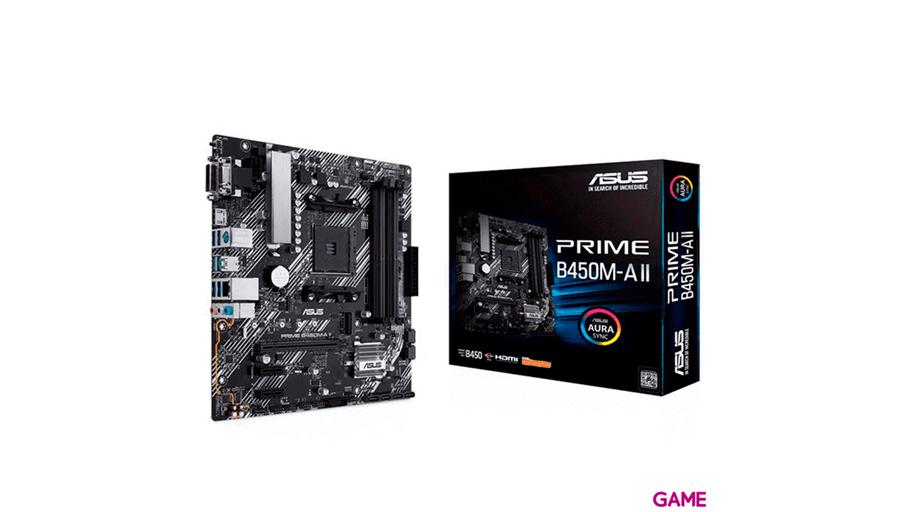 ASUS Prime B450M-A II AMD AM4 B450 MATX - Placa Base-0