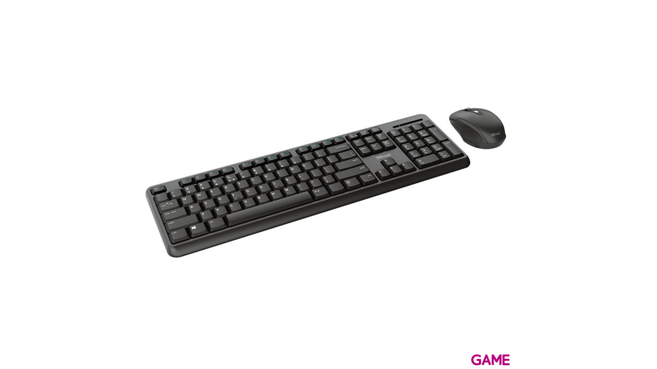 Trust TKM-350 teclado RF inalámbrico Español Negro-1
