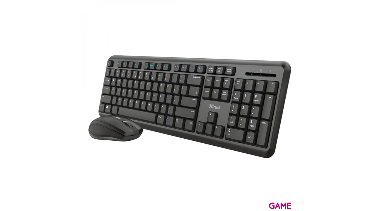 Trust TKM-350 teclado RF inalámbrico Español Negro-2