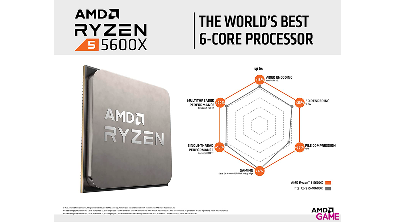 AMD Ryzen 5 5600X 3.7 GHz 32MB L3  - Microprocesador-2