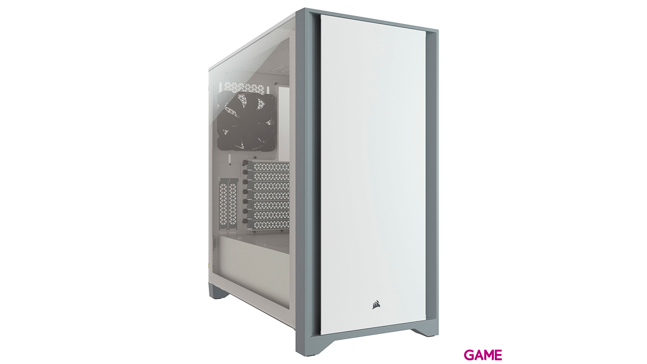 Corsair 4000D Midi Tower Blanco - Caja Ordenador-1