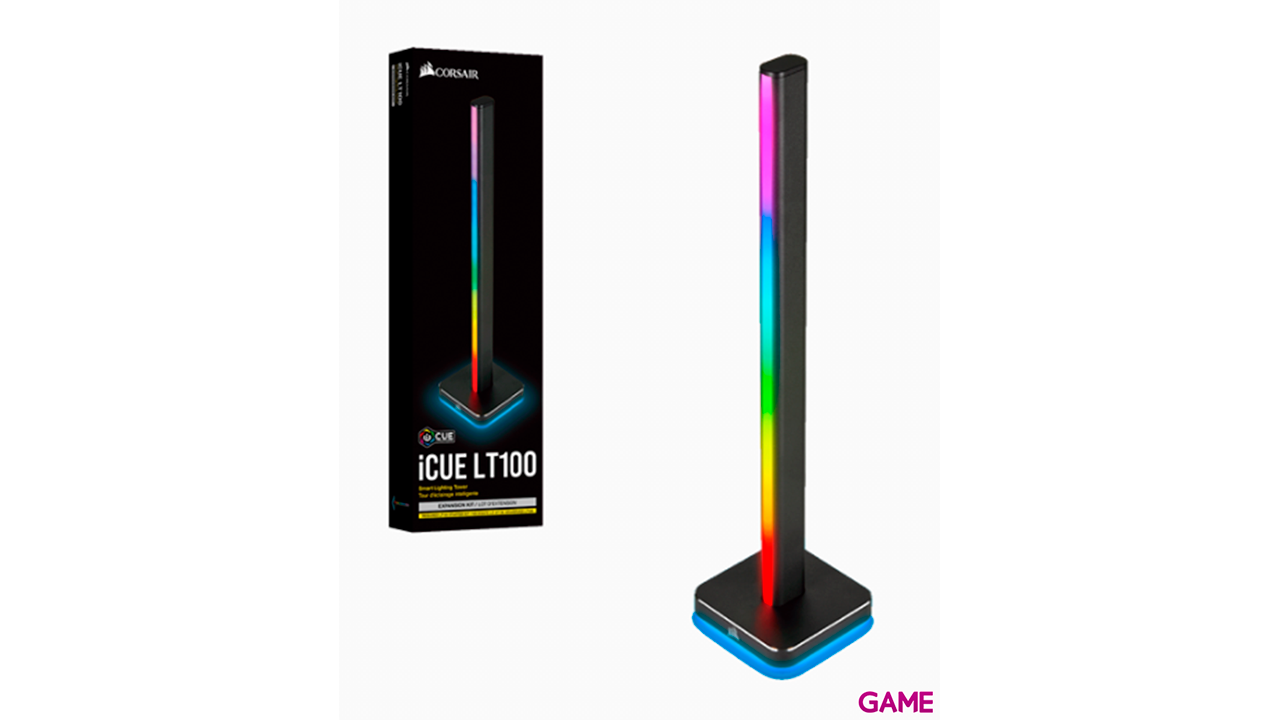 Corsair iCUE LT100 Panel inteligente Negro - kit expansion - Iluminacion Gaming-2