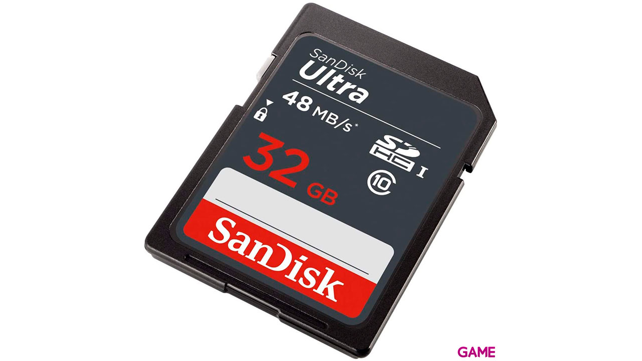 SanDisk Ultra 32GB SDHC Mem Card 100MB/s memoria flash UHS-I Clase 10-1