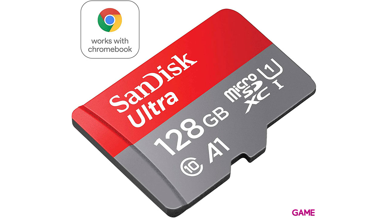 SanDisk Ultra 128GB SDXC Mem Card 100MB memoria flash UHS-I Clase 10-1